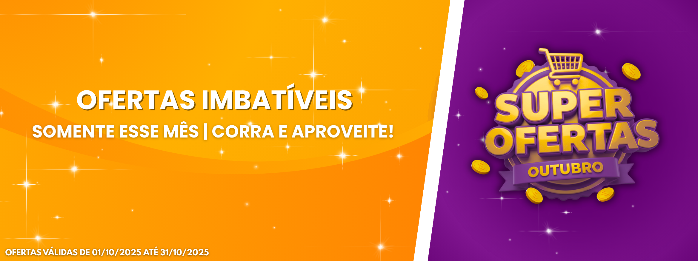 Banner Mobile - Super Ofertas - Outubro