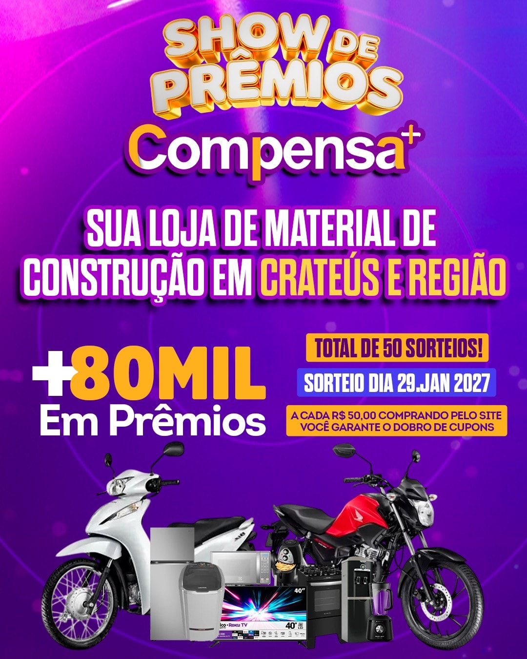SHOW DE PREMIOS COMPENSA MAIS