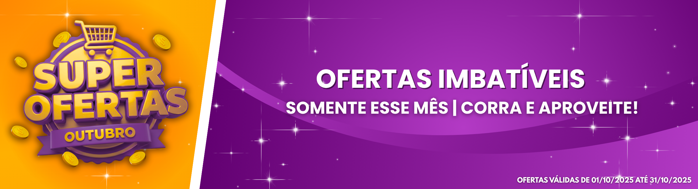 Banner - Super Ofertas Outubro 2025