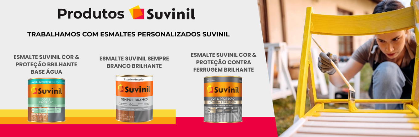 Esmaltes Manipulados Suvinil | Compensa+