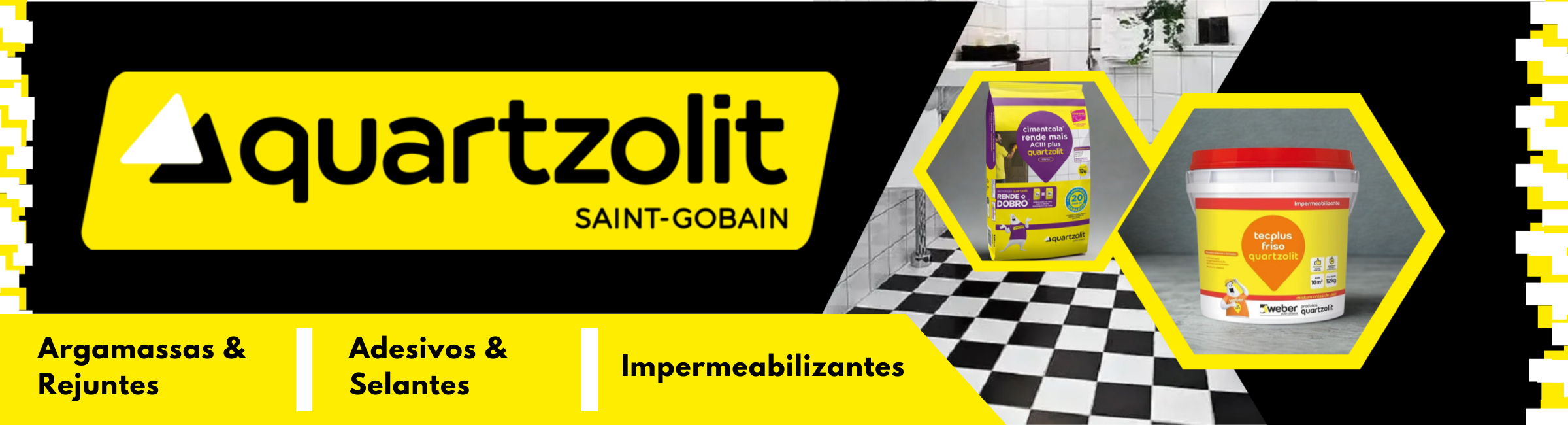 Banner Principal Marca Quartzolit - Compensa+