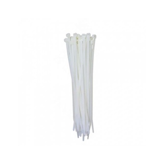 Abraçadeira de Nylon 4,8 x 200mm Branca - Thompson Abraçadeira de Nylon 4,8 x 200mm Branca - Thompson