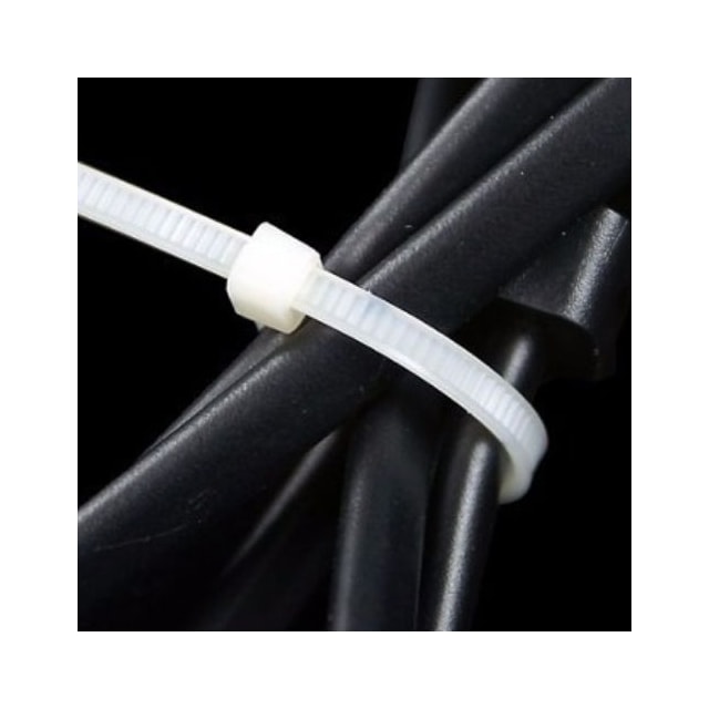 Abraçadeira de Nylon 95 x 2,4mm Branca 30 Unidades - TRAMONTINA Abraçadeira de Nylon 95 x 2,4mm Branca 30 Unidades - TRAMONTINA