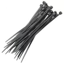 Abraçadeira Plástica 200 x 3,5mm com 100 Unidades Preto - Foxlux Abraçadeira Plástica 200 x 3,5mm com 100 Unidades Preto - Foxlux