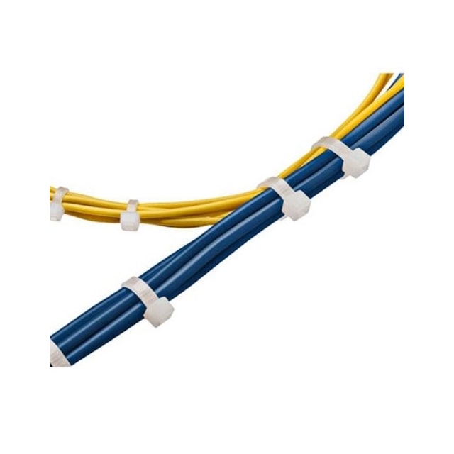 Abraçaderia Nylon 4,8 x 283mm Branca com 100 unidades - FRONTEC Abraçaderia Nylon 4,8 x 283mm Branca com 100 unidades - FRONTEC