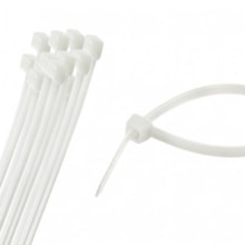 Abraçaderia Nylon 4,8 x 283mm Branca com 100 unidades - FRONTEC Abraçaderia Nylon 4,8 x 283mm Branca com 100 unidades - FRONTEC