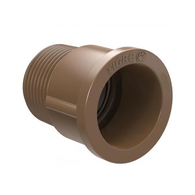 Adaptador Soldável Curto com Bolsa e Rosca 50mm x 1.1/2" - Tigre Adaptador Soldável Curto com Bolsa e Rosca 50mm x 1.1/2" - Tigre