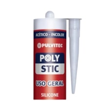 Adesivo de Borracha Silicone 250G UltraG Polystic - Pulvitec