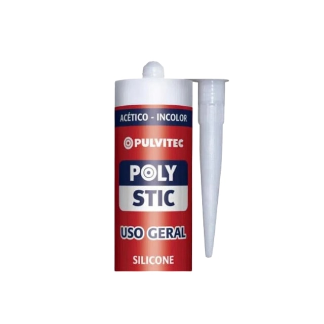 Adesivo de Borracha Silicone 250G UltraG Polystic - Pulvitec Adesivo de Borracha Silicone 250G UltraG Polystic - Pulvitec