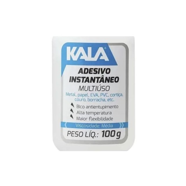 Adesivo Instantâneo Multiuso 100g - Kala