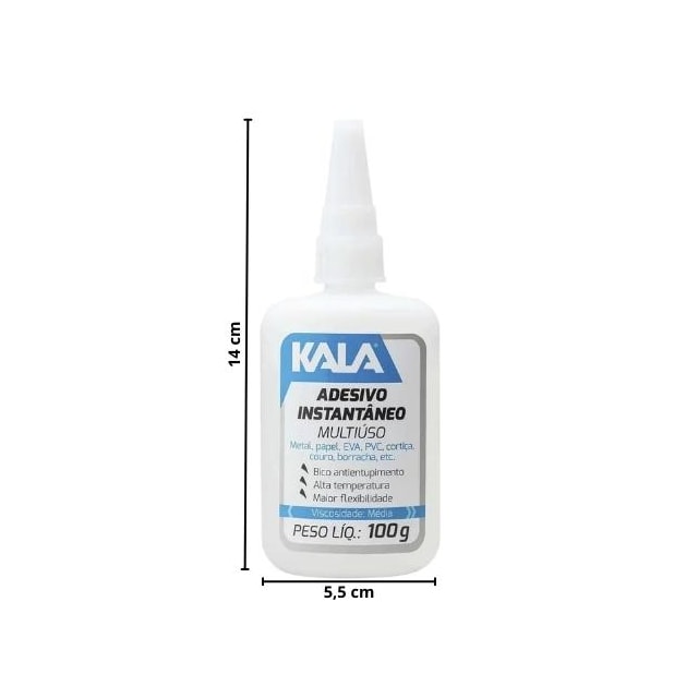 Adesivo Instantâneo Multiuso 100g - Kala