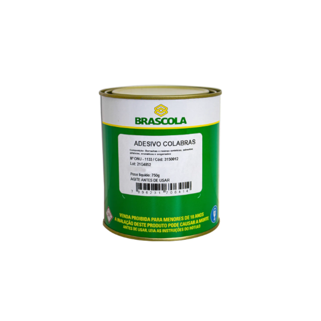 Adesivo para Contato 750g Colabras - BRASCOLA Adesivo para Contato 750g Colabras - BRASCOLA