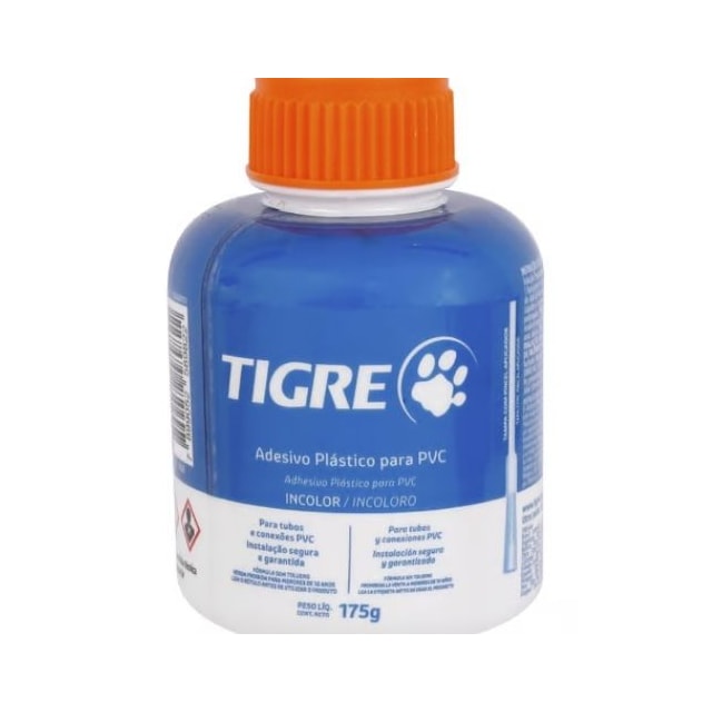 Adesivo para PVC Incolor Frasco 175g - Tigre 