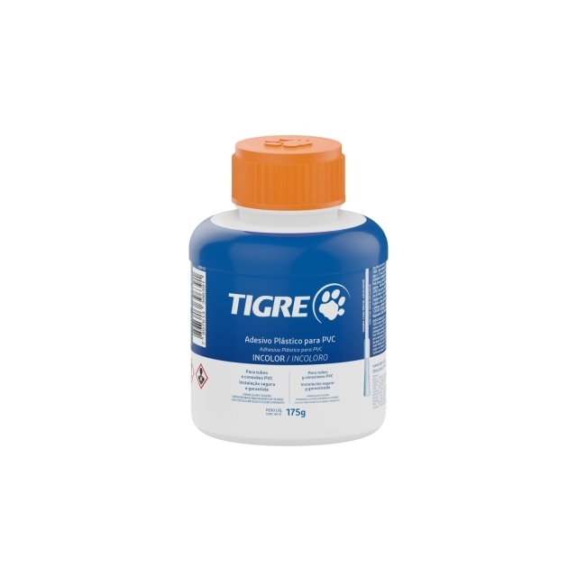 Adesivo para PVC Incolor Frasco 175g - Tigre 