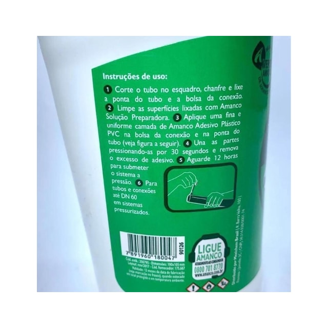 Adesivo para Tubo 850G - Amanco