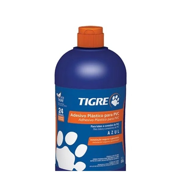 Adesivo Plástico para PVC Azul 850g - Tigre