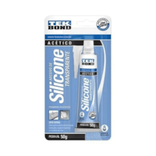 Adesivo Silicone Acético Transparente Blister 50g - TEKBOND