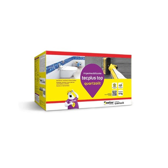 Adesivo Tecplus TOP 4KG - QUARTZOLIT Adesivo Tecplus TOP 4KG - QUARTZOLIT