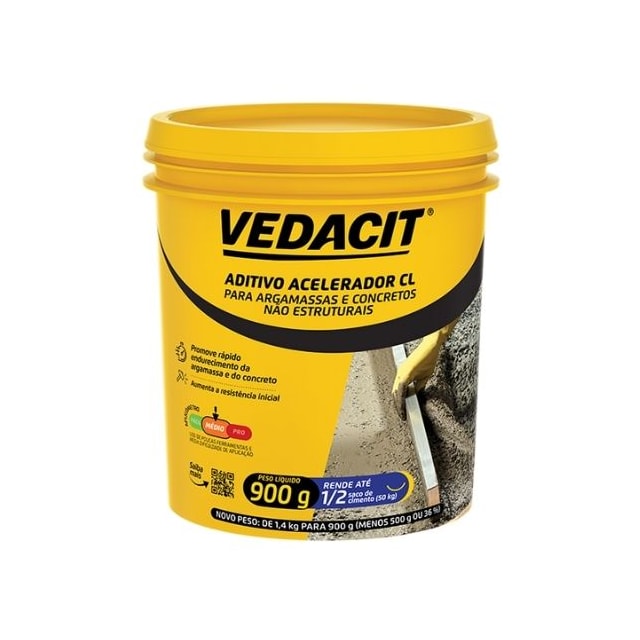 Aditivo Acelerador Ultra 900g - Vedacit