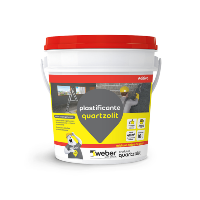 Aditivo Plastificante 18 Litros - QUARTZOLIT