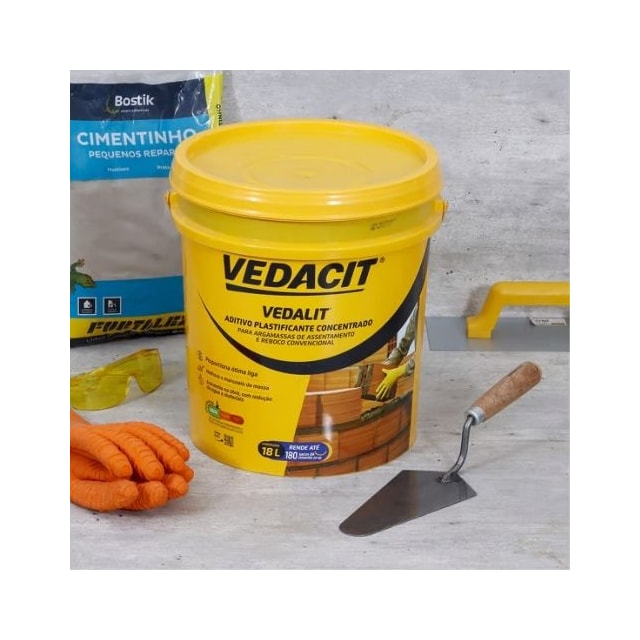 Aditivo Plastificante Vedalit 18L - Vedacit  Aditivo Plastificante Vedalit 18L - Vedacit