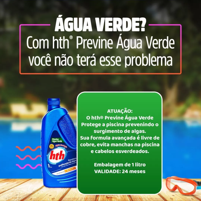 Algicida 1 Litro - HTH Algicida 1 Litro - HTH