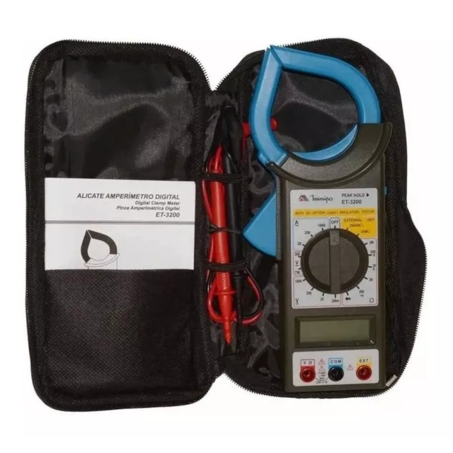 Alicate Amperimetro ET3200 1000A 1000v - MINIPA Alicate Amperimetro ET3200 1000A 1000v - MINIPA