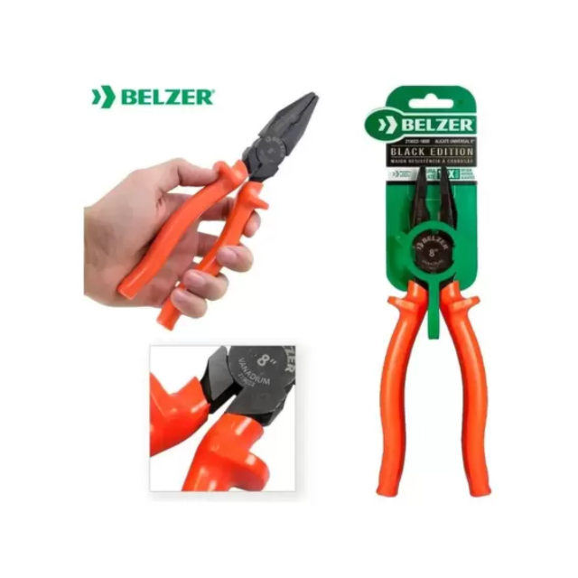 Alicate para Eletricista 8 Black Edition - BELZER Alicate para Eletricista 8 Black Edition - BELZER