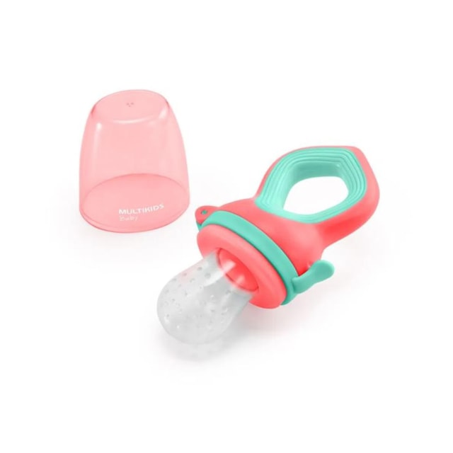 Alimentador com Tela de Silicone Funny Meal - BB1098 Rosa