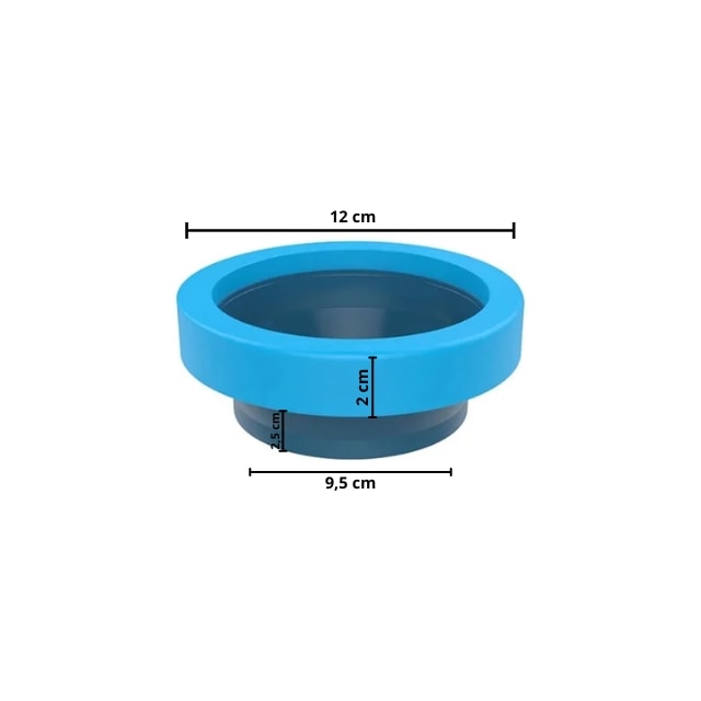 Anel de Vedação com Guia para Vaso Sanitário - BLUKIT