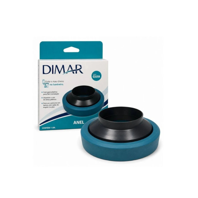 Anel de Vedação com Guia para Vaso Sanitário - DIMAR