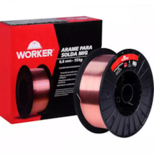 Arame para Solda Mig 0,8mm 1kg - WORKER