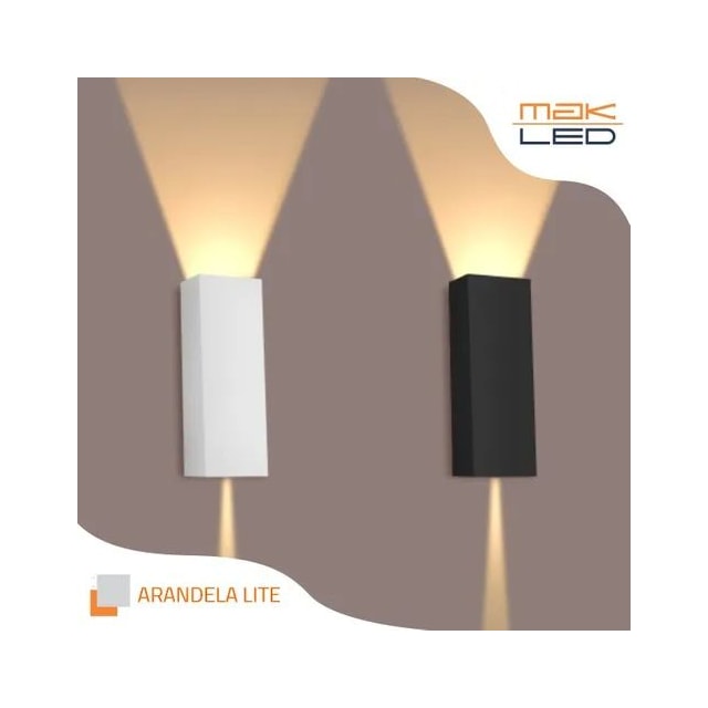 Arandela Lite 5w 3000k Branca - Mak Led