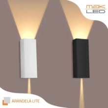 Arandela Lite 5w 3000k Branca - Mak Led Arandela Lite 5w 3000k Branca - Mak Led