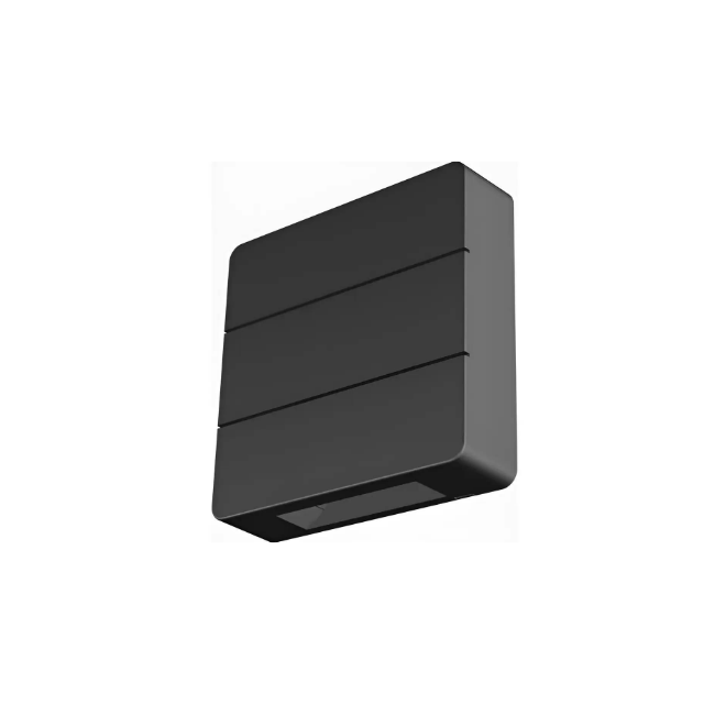 Arandela Marselha de Sobrepor LED 4W 3000K Preta - LUMANTI
