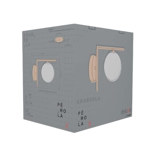 Arandela Pérola Cobre 1 x G45 - AVANT Arandela Pérola Cobre 1 x G45 - AVANT
