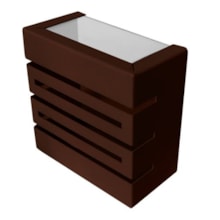 Arandela Quadrada Halopin Orion - União Inox Arandela Quadrada Halopin Orion - União Inox