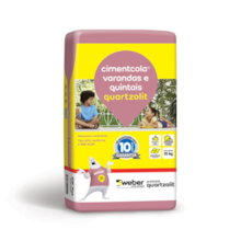 Argamassa Varandas e Quintais 15KG - QUARTZOLIT