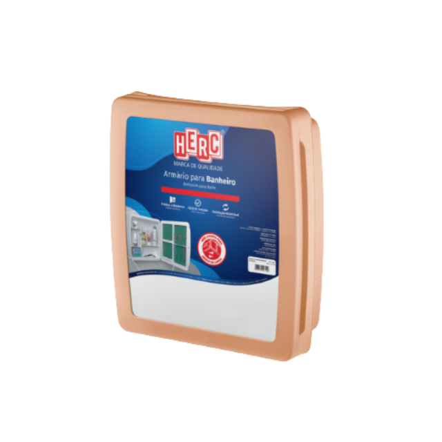Armário para Banheiro Universal Caramelo - HERC Armário para Banheiro Universal Caramelo - HERC