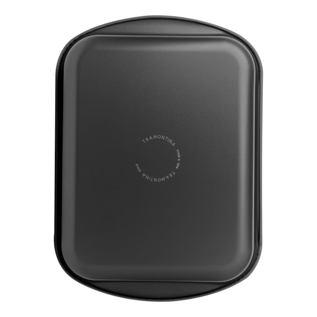 Assadeira Funda Tramontina Brasil Grafite em Alumínio 40 cm 7,2 L Assadeira Funda Tramontina Brasil Grafite em Alumínio 40 cm 7,2 L