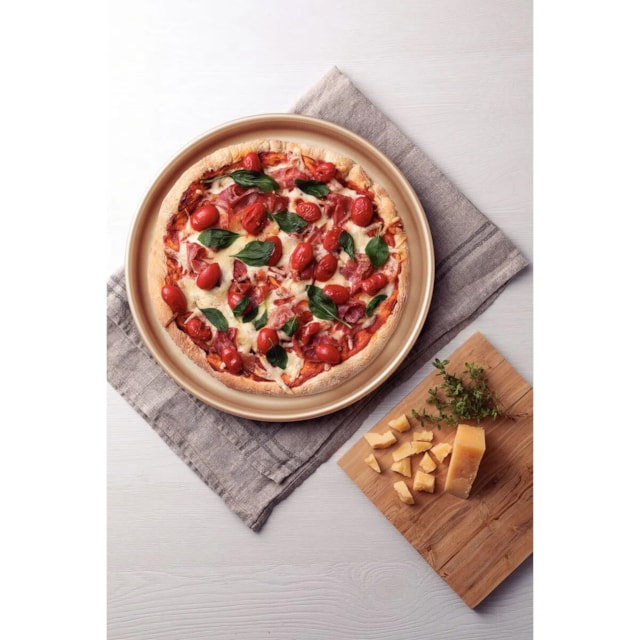 Assadeira para Pizza Tramontina Brasil Vermelha em Alumínio 35 cm 2,5 L