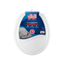 Assento de Plástico Simples Universal Branco - HERC