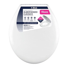 Assento Sanitário Almofadado Branco - ATLAS