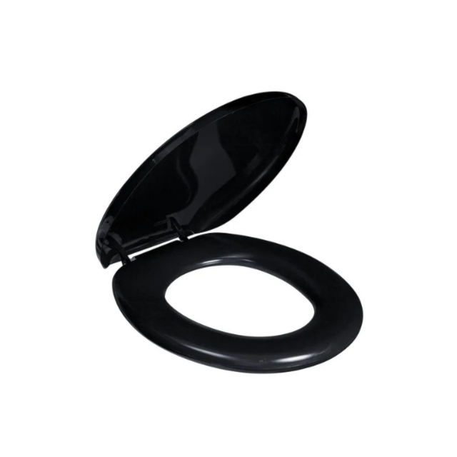 Assento Sanitário Almofadado Fit Preto - DUDA Assento Sanitário Almofadado Fit Preto - DUDA