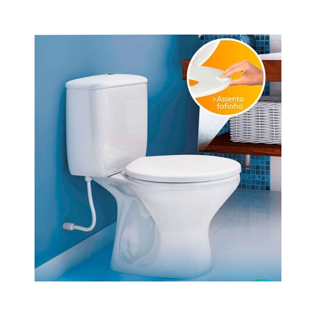 Assento Sanitário Almofadado Slim - ASTRA Assento Sanitário Almofadado Slim - ASTRA