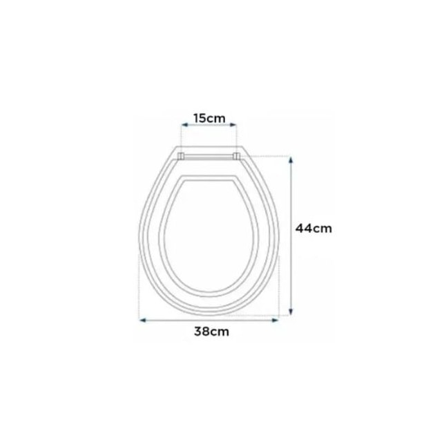 Assento Sanitário Hygienic Branco - Granplast