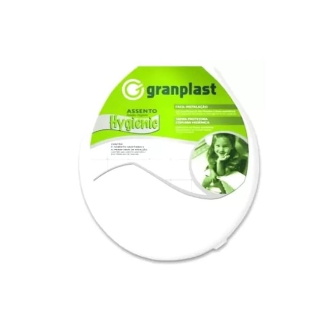 Assento Sanitário Hygienic Branco - Granplast