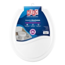 Assento Sanitário Prime Almofadado Branco - HERC