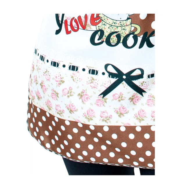 Avental de Cozinha Adulto Estampado Confortável de Amarrar Avental de Cozinha Adulto Estampado Confortável de Amarrar