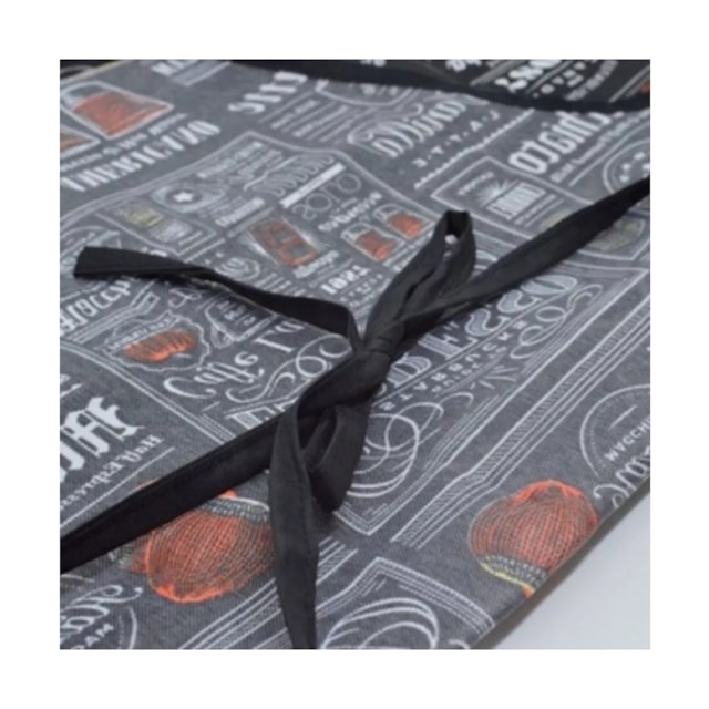 Avental de Cozinha Adulto Resistente Oxford Estampado Coffee Avental de Cozinha Adulto Resistente Oxford Estampado Coffee